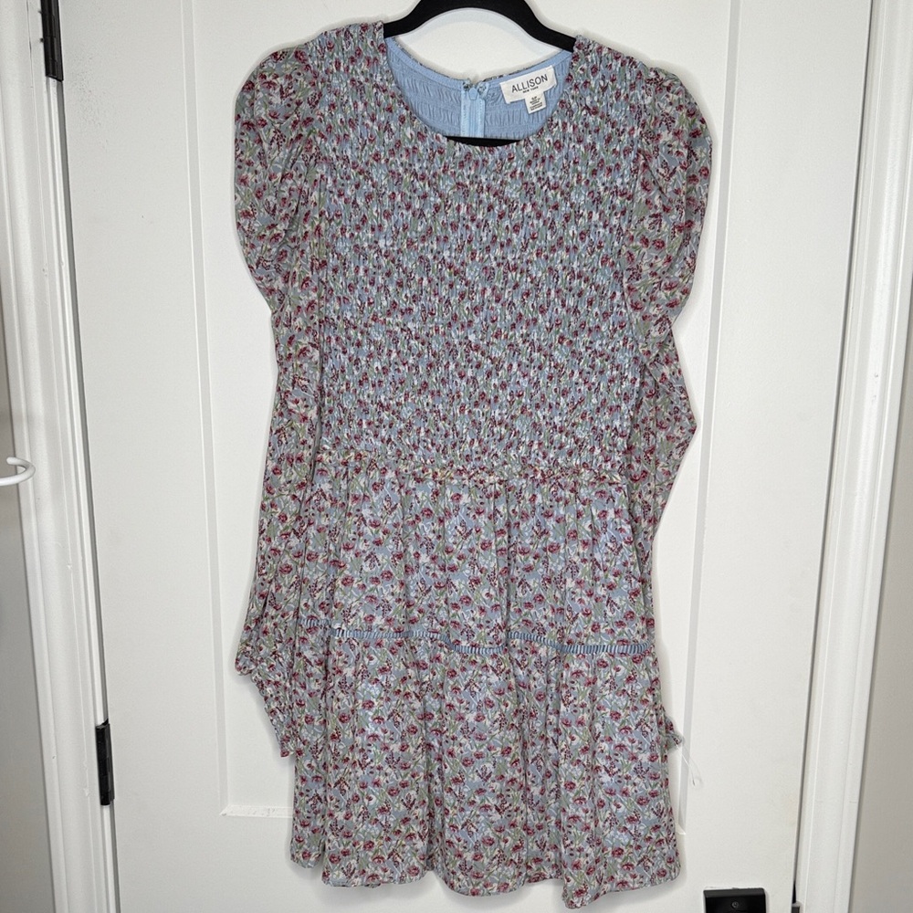 Allison New York Floral Puff Sleeve‎ Dress - Small